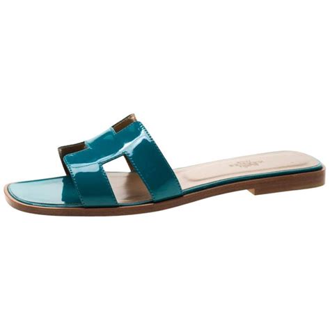 teal sandals hermes paris|Hermes sandals sale.